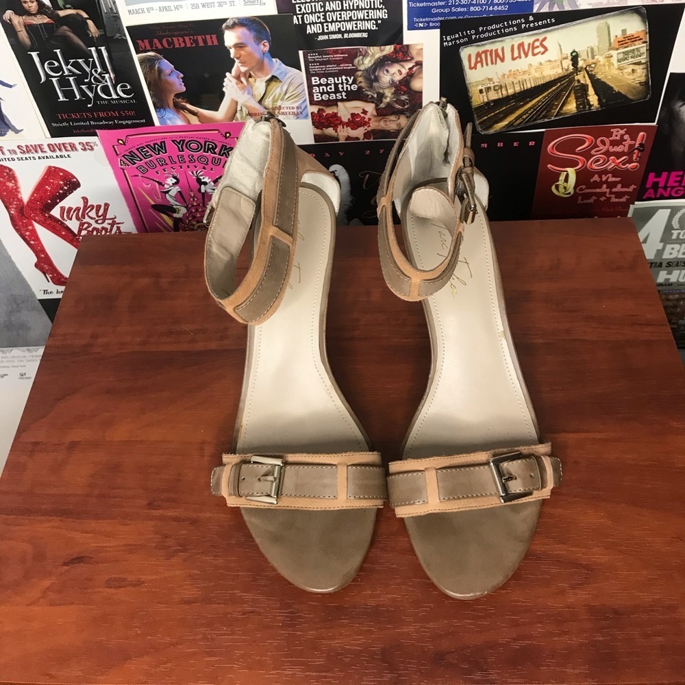 Marc Fisher Camron Tan Cork Wedge Sandal - Picture 3 of 7